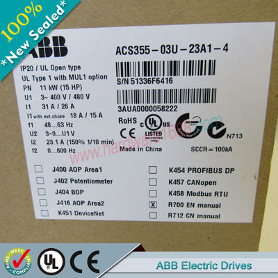 ABB ACS355 Series Drives ACS355-03E-15A6-4 / ACS35503E15A64